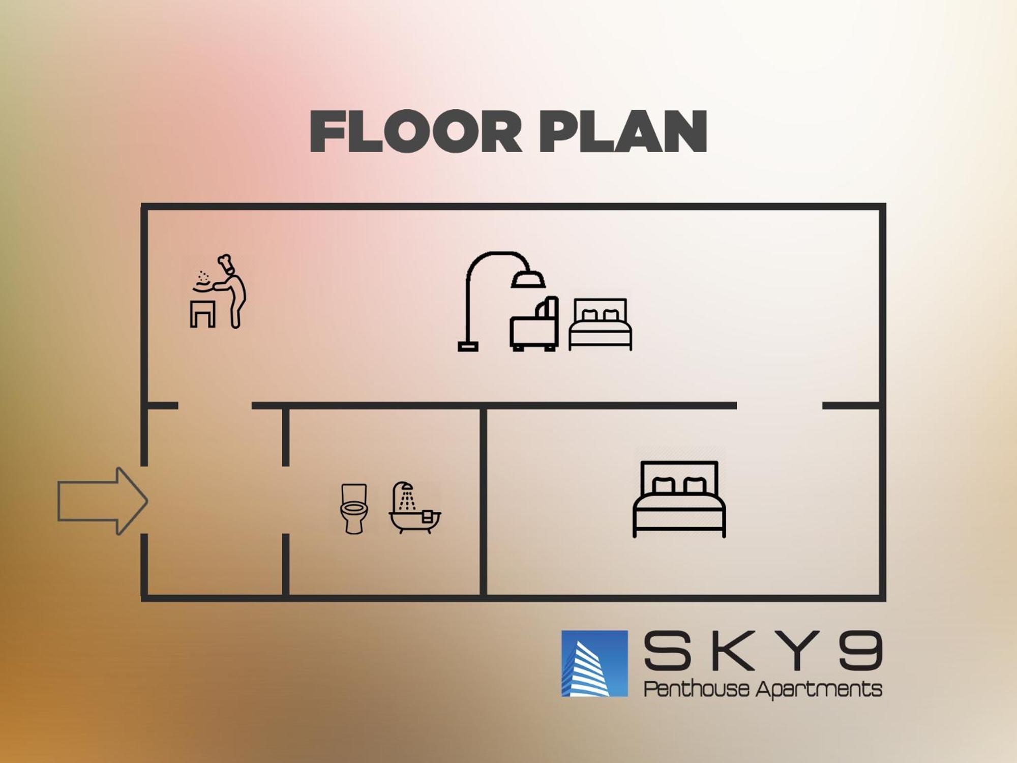 Sky9 Apartments City Center Viena Habitación foto