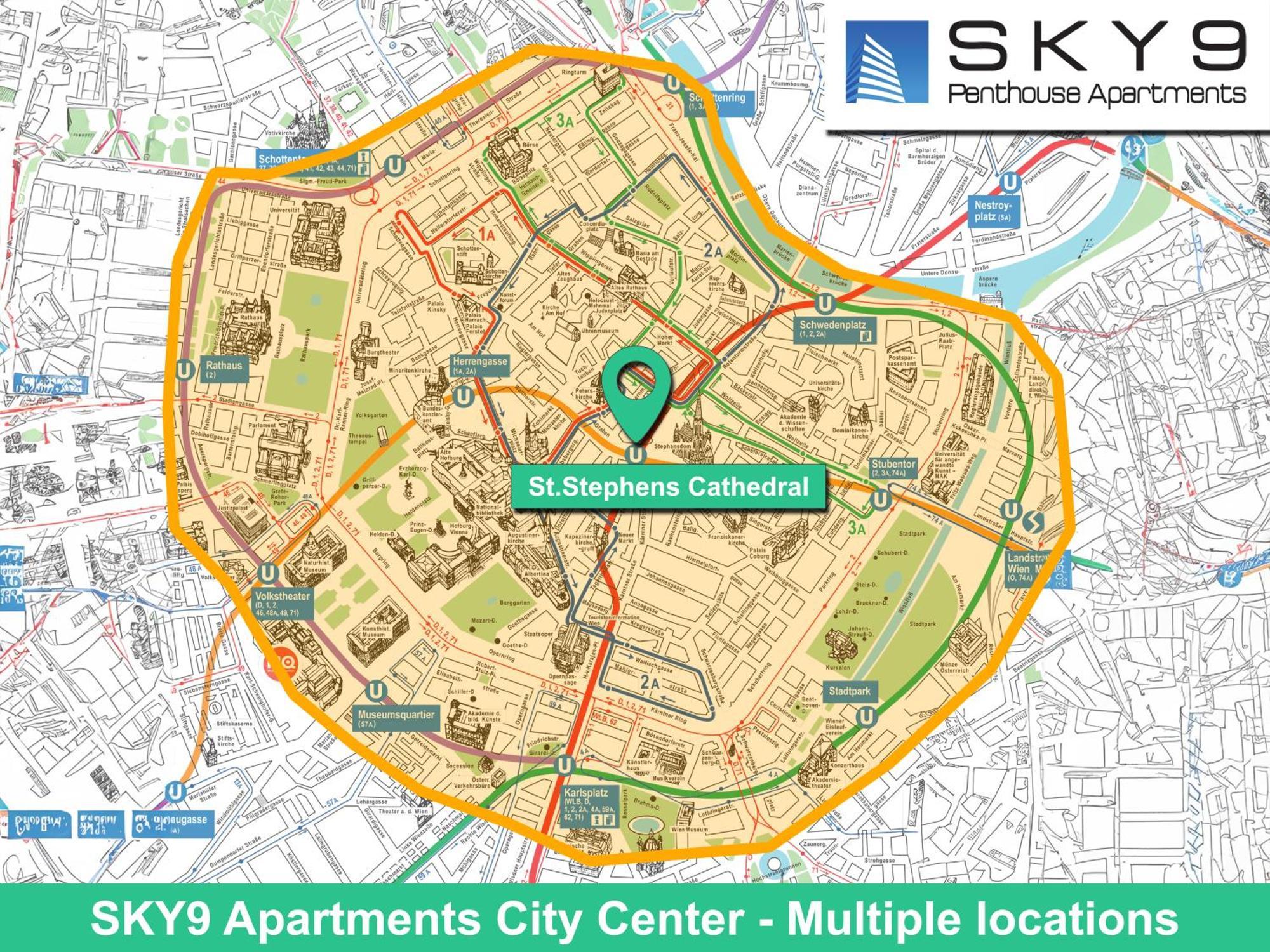 Sky9 Apartments City Center Viena Habitación foto